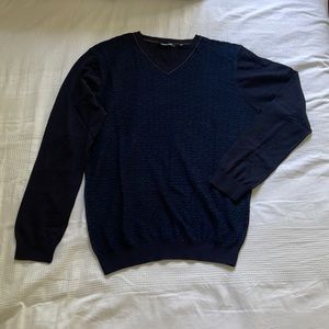 Jared Lang navy blue sweater